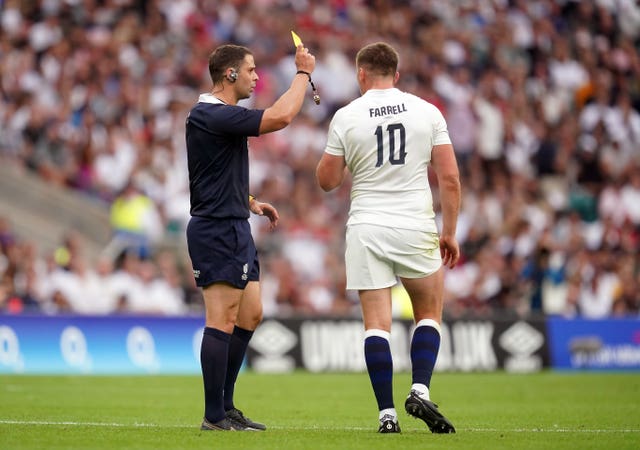 Owen Farrell would have started against Ireland but for the red card - upgraded from a yellow - he was shown against Wales
