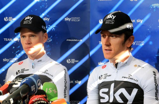 Geraint Thomas, right, and Chris Froome believe they will both have leadership opportunities with Team Sky