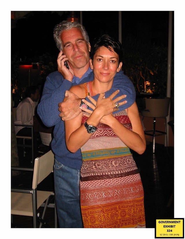 Jeffrey Epstein and Ghislaine Maxwell 