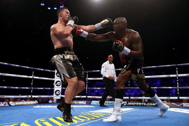 Joseph Parker, left, lost back-to-back fights to Anthony Joshua and Dillian Whyte, right, in 2018 (Nick Potts/PA)