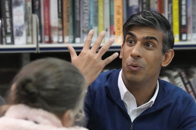 Rishi Sunak visit to Clacton Library