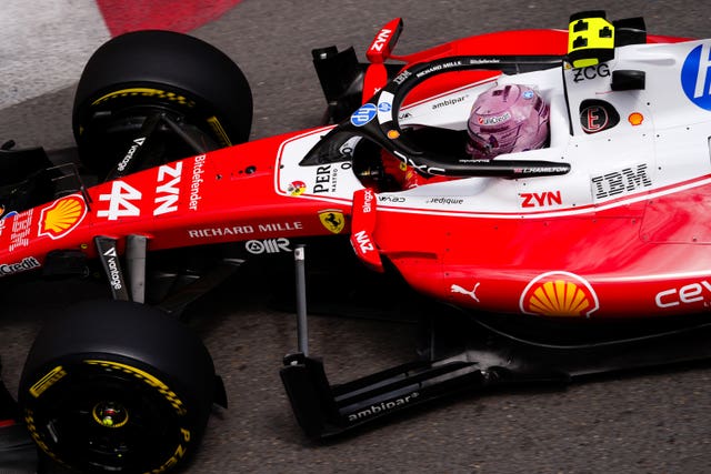 Lewis Hamilton in action in Monaco 