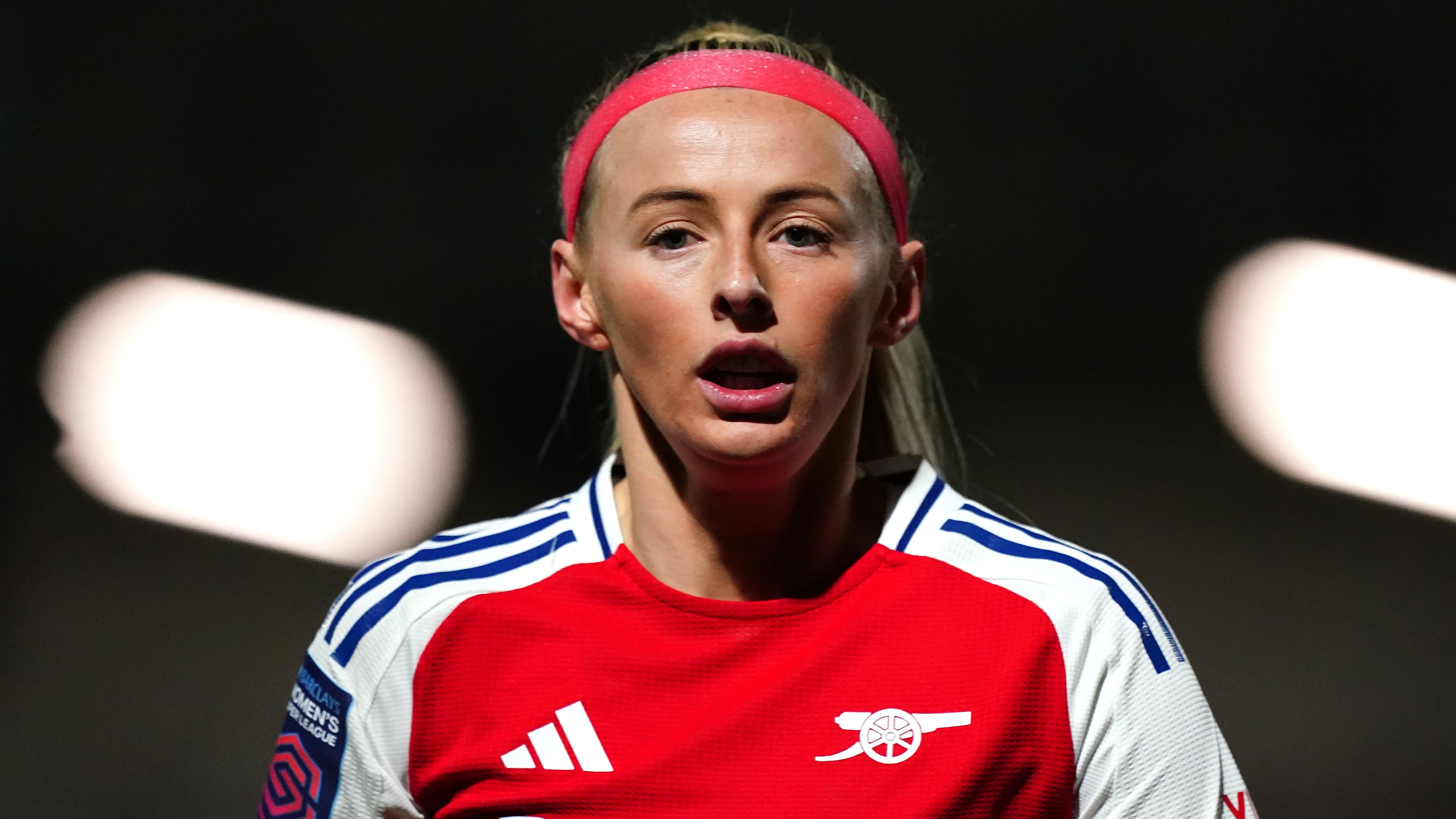 Chloe Kelly set Arsenal on their way to victory over Man Utd (Zac Goodwin/PA)