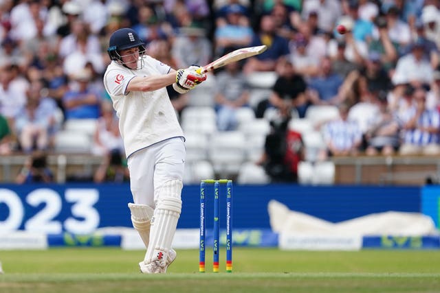 Harry Brook took a chunk out of the 251 victory target (Mike Egerton/PA)