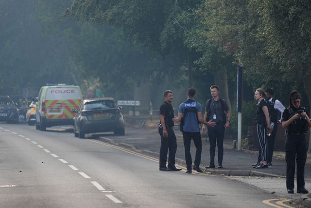 Emergency services are at the scene where a fire broke out in the Stourbridge area