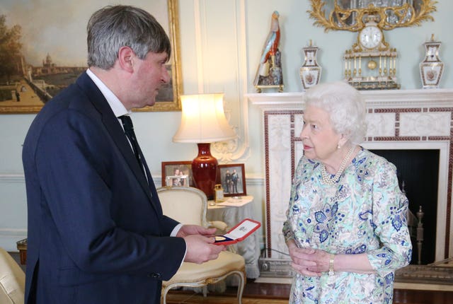 Audience at Buckingham Palace