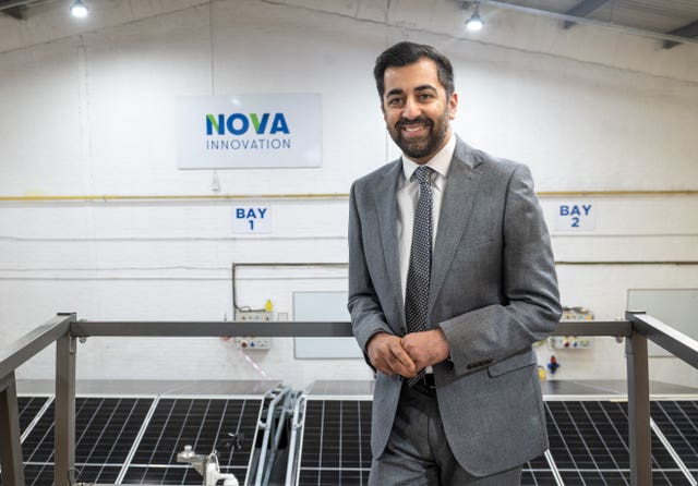Humza Yousaf visit to Nova Innovation