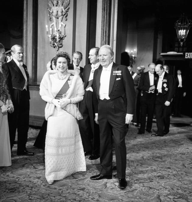 The Queen and Edward Heath 