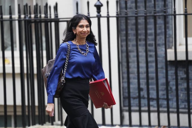 Home Secretary Suella Braverman faced recent criticism for a decision to “backslide” on reforms designed to prevent another Windrush scandal (James Manning/PA)meeting