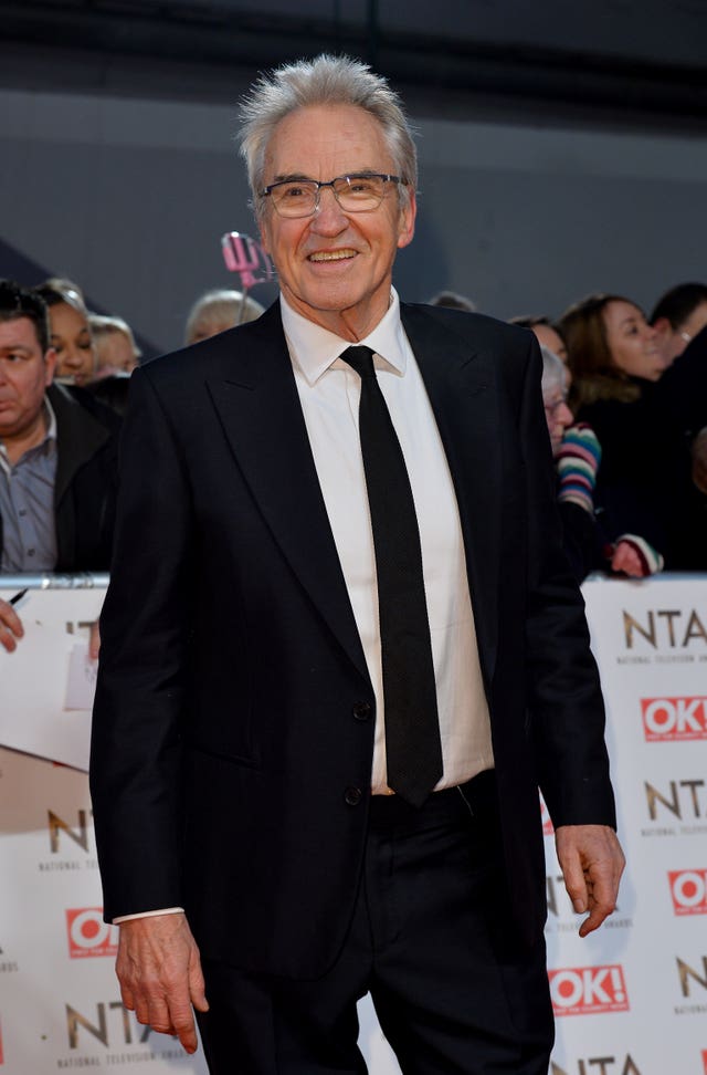 Larry Lamb at the National Television Awards 2017