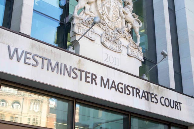 Westminster Magistrates' Court stock