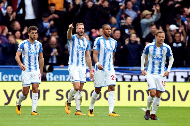 Huddersfield Town players