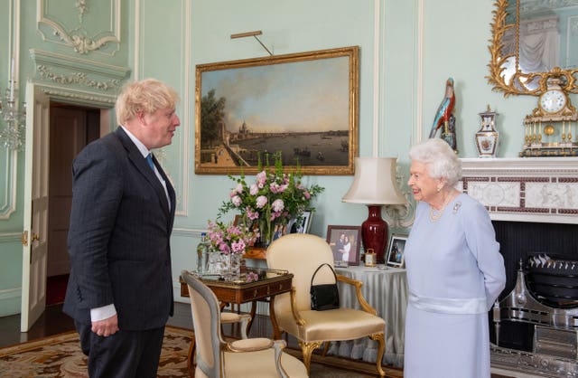 Queen Elizabeth II meeting PM