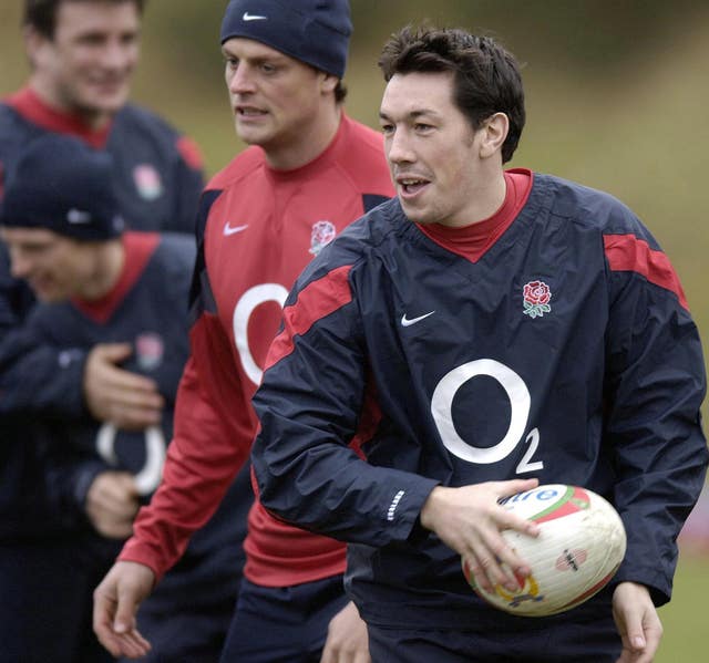 Tom Voyce in England rugby training kit