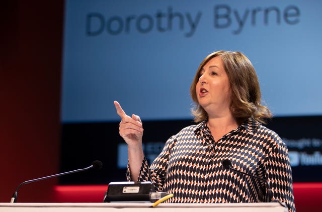 Dorothy Byrne at the Edinburgh TV Festival