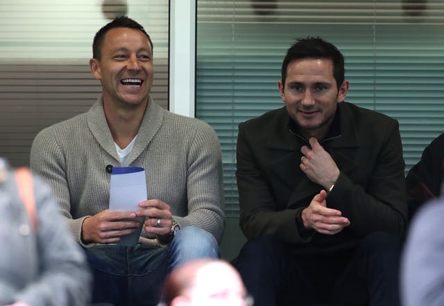 Terry, left, and Lampard, right, have remained good friends since their playing days at Stamford Bridge