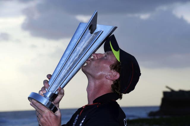 Paul Collingwood captained England to 2010 World Twenty20 glory (Rebecca Naden/PA)