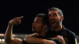 Sheffield United’s Iliman Ndiaye (left) celebrates his decisive goal at Ashton Gate (Adam Davy/PA)