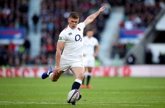 Owen Farrell kicked nine points, incuding the match-winning penalty