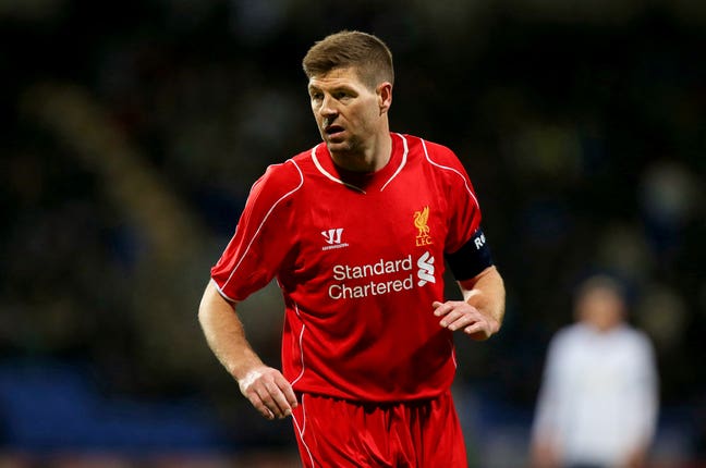 Steven Gerrard made a total of 710 appearances for Liverpool
