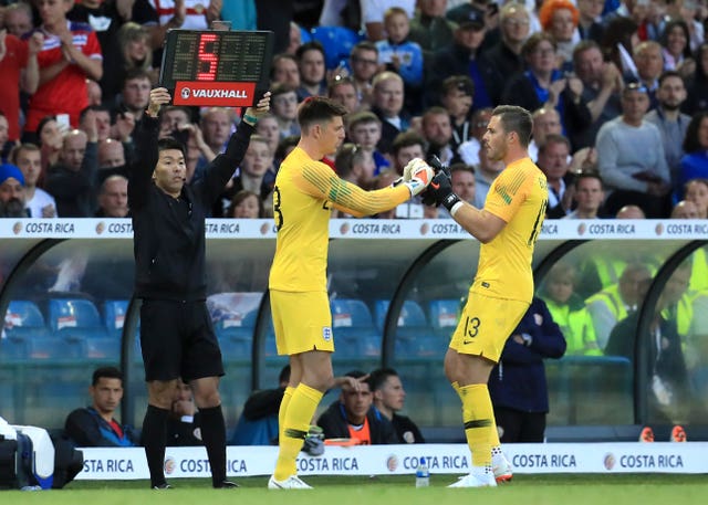 Jack Butland played 65 minutes of Thursday's 2-0 win against Costa Rica