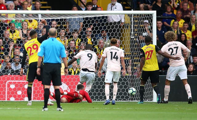 Watford 1 - 2 Manchester United: Matic sees red but Manchester United hold on to halt Watford run