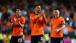 Tony Watt (centre) helped Dundee United to victory over Aberdeen (Andrew Milligan/PA)
