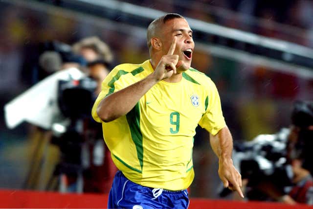 Ronaldo scored both goals as Brazil beat Germany to win the 2002 World Cup