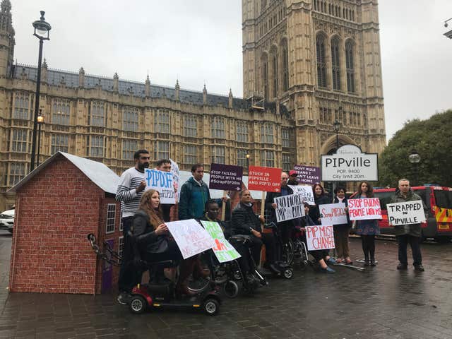 Parliament protest