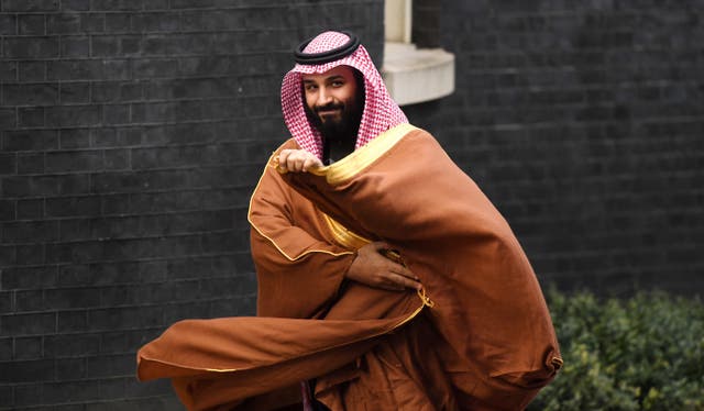 Crown prince Mohammad bin Salman (Victoria Jones/PA)
