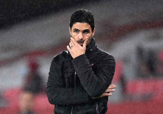 Arteta has overseen a run of just two points from Arsenal's last seven Premier League games.