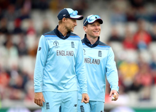 Joe Root (left) believes the England skipper leads the way for his side.