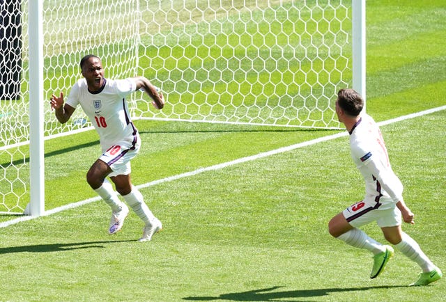 Raheem Sterling scores England's winner against Croatia 