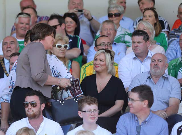 Arlene Foster at the Ulster Final