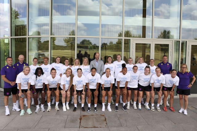 Royal visit to St George’s Park