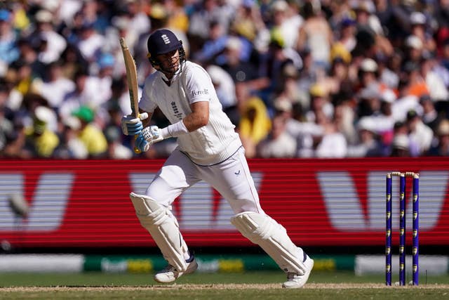 Joe Root bats during England's Ashes win in Melbourne.