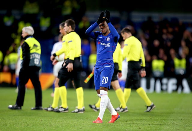 Callum Hudson-Odoi added Chelsea's third goal late on 