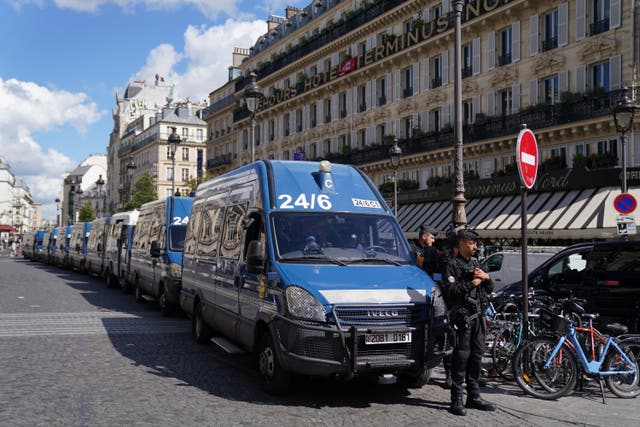 Fans in Paris ahead of the UEFA Champions League Final between Liverpool and Real Madrid