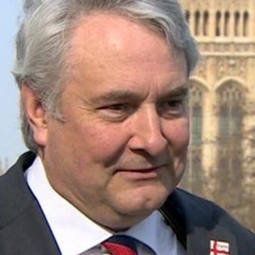 Robin Tilbrook, leader and founder of the English Democrats, who is bringing a claim against the Electoral Commission at the High Court (PA)