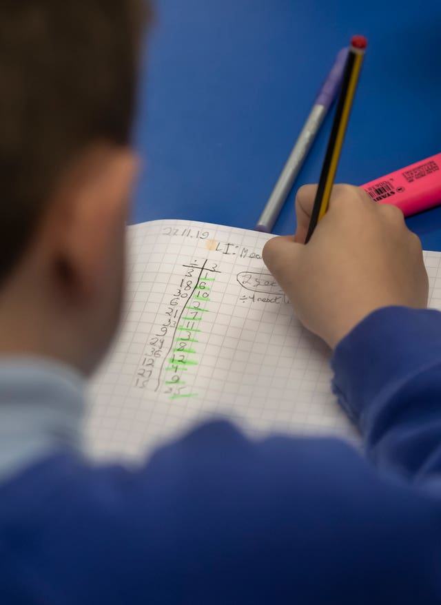 A stock image of a school student.