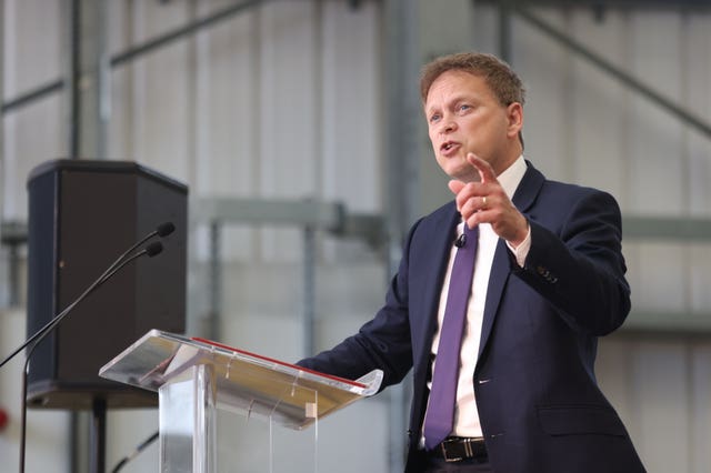 Transport Secretary Grant Shapps