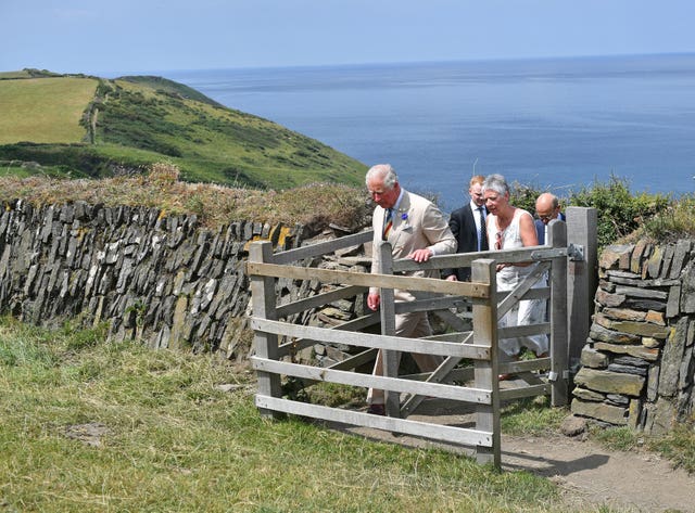 Royal visit to Cornwall