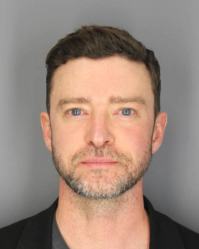 Justin Timberlake mugshot