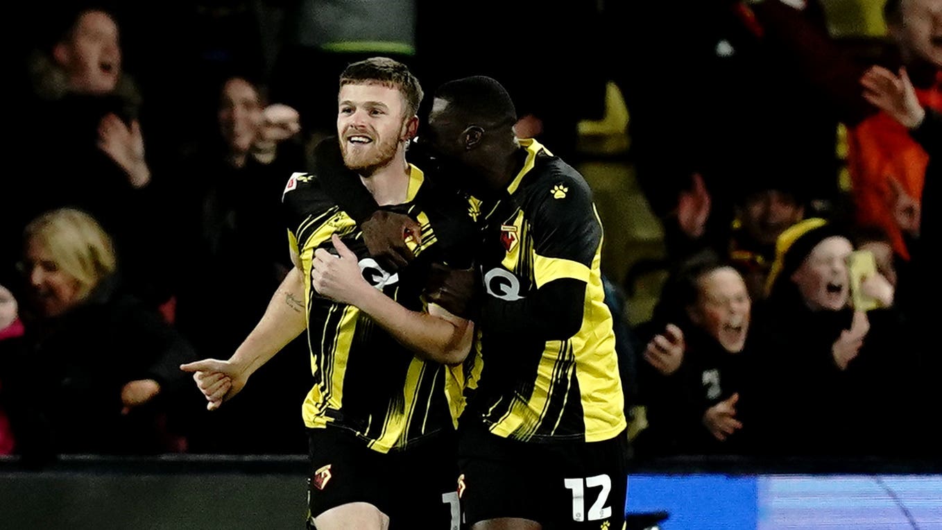 Rhys Healey earned Watford a point deep into stoppage time