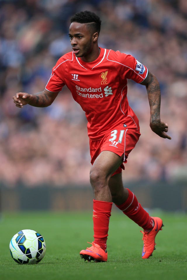 Manchester City's Raheem Sterling began his professional career at Liverpool