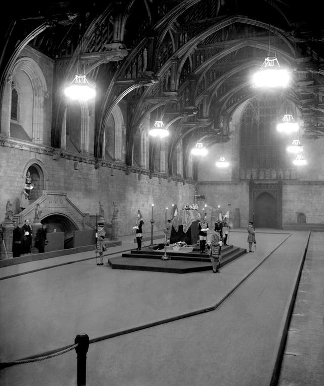 Royalty – Death of King George VI – Westminster Hall, London