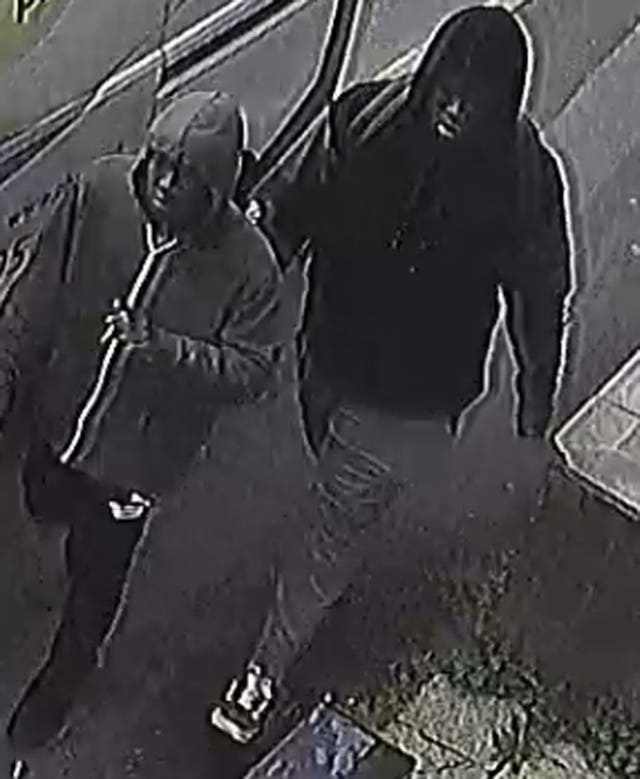 Chadderton bus stop robbery suspects