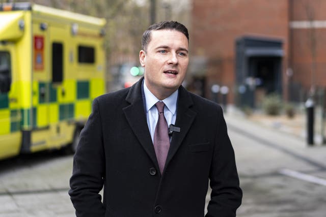 Health Secretary Wes Streeting