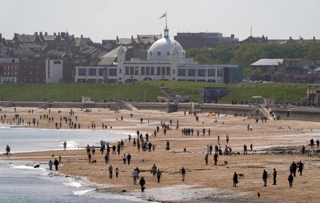 People on beach