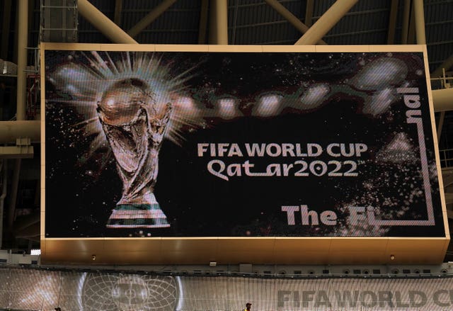 The World Cup in Qatar was won by Argentina in December 2022 (Mike Egerton/PA)